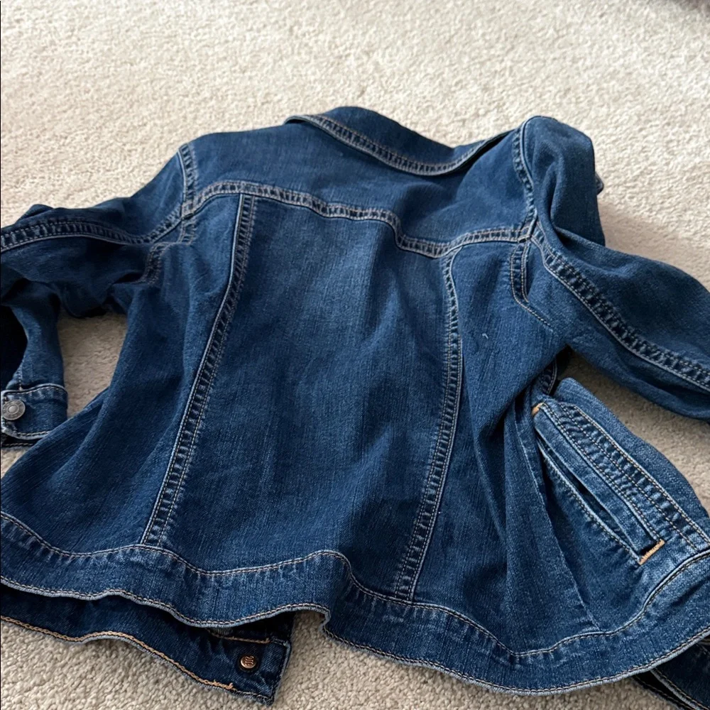 Miss Me Dark Blue Denim Jacket - Picture 5 of 6